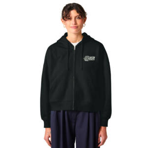Clinton Strength Stanley/Stella Women’s Stella Ida Full Zip Hooded Sweatshirt – Black