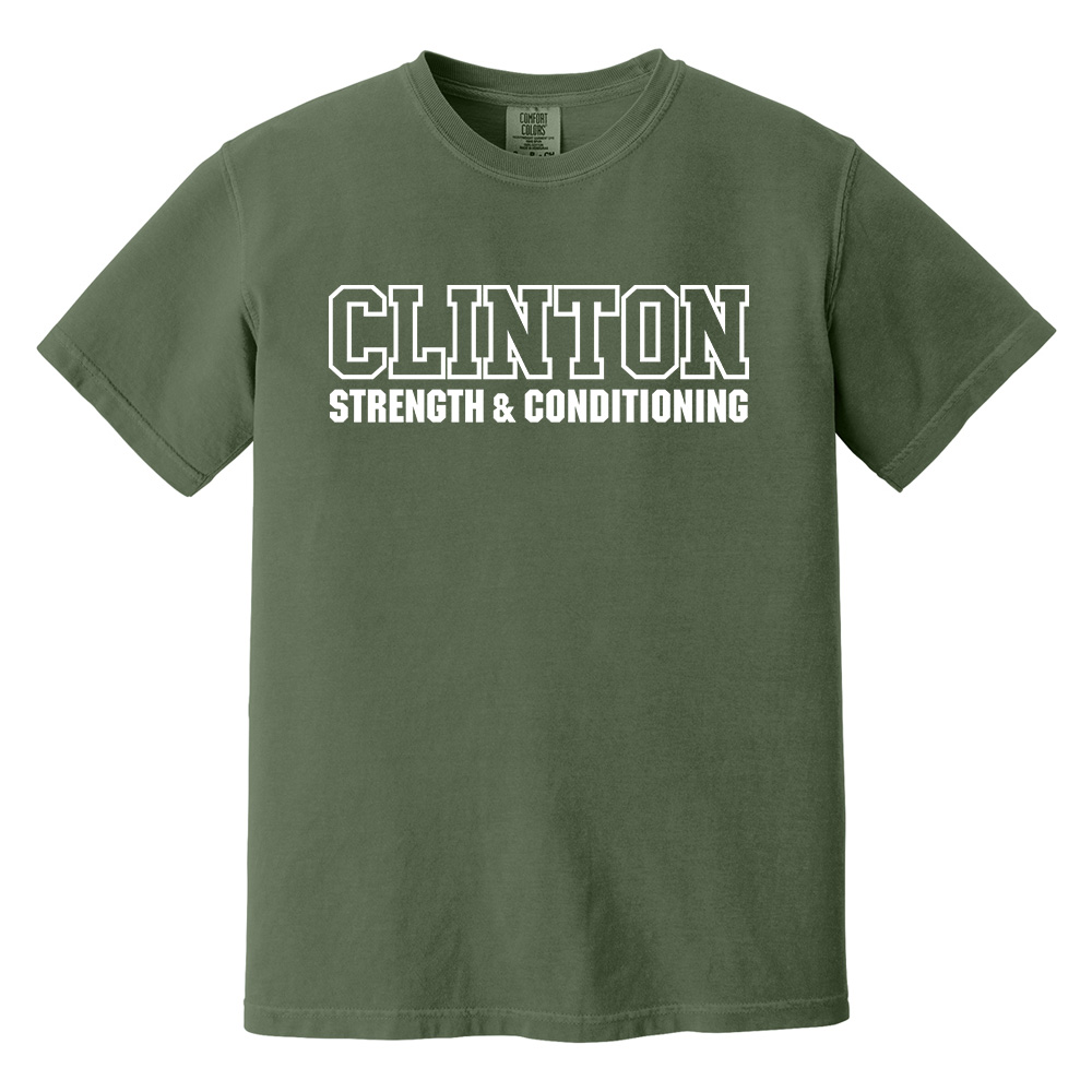Clinton Strength Comfort Colors Heavyweight Ring Spun Tee Unisex-Hemp