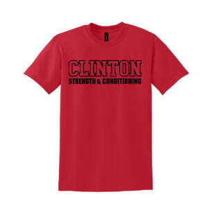 Clinton Strength Unisex Short Sleeve Tee -Red