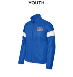 Storm Youth Wrestling Sport Tek YOUTH Travel Full Zip Jacket – TrueRoyalWhite