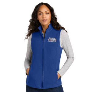 Storm Youth Wrestling Port Authority Women’s C FREE Fleece Vest – TrueRoyal