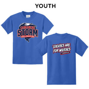 Storm Youth Wrestling Youth Short Sleeve T Shirt – royal