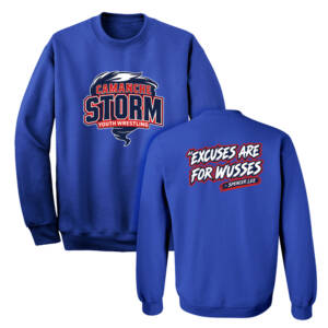 Storm Youth Wrestling Unisex Blend Crewneck Sweatshirt  – royal
