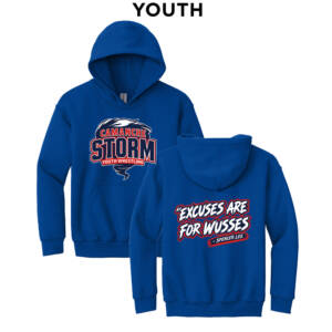 Storm Youth Wrestling Gildan YOUTH Hooded Sweatshirt – RoyalBlue