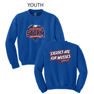 Storm Youth Wrestling Youth Crewneck Sweatshirt – royal