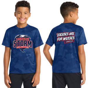 Storm Youth Wrestling Sport Tek YOUTH CamoHex Tee – TrueRoyal