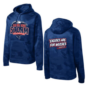 Storm Youth Wrestling Sport Tek Sport Wick CamoHex Fleece Hooded Pullover – TrueRoyal