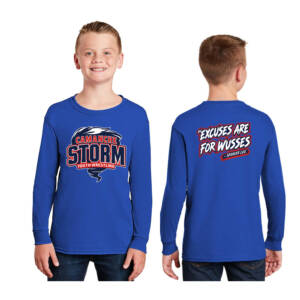 Storm Youth Wrestling  Youth Long Sleeve T Shirt – royal