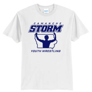 Storm Youth Wrestling Unisex Short Sleeve T Shirt – White