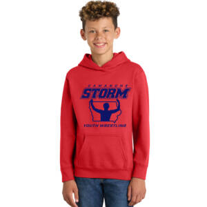 Storm Youth Wrestling  Youth Fan Favorite Hooded Sweatshirt – BrightRed