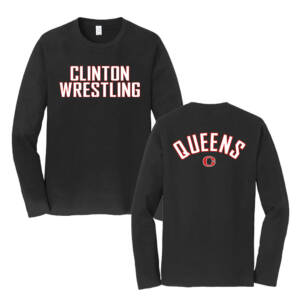 Queens Wrestling Unisex Cotton Long Sleeve Fan Favorite Tee-Black