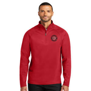 Queens Wrestling Port Authority C-FREE Cypress 1/4-Zip pullover Men-Rich Red