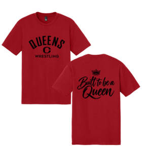 Queens Wrestling Unisex Premium Short Sleeve Tee-Red