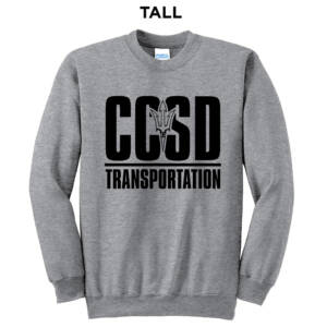 CCSD Transportation TALL Ultimate Crewneck Sweatshirts – AthleticHeather