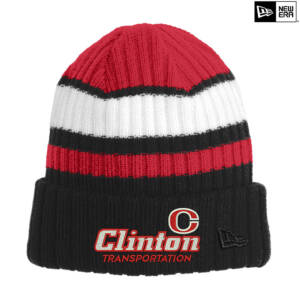 CCSD Transportation New Era Ribbed Tailgate Beanie – RedBlack