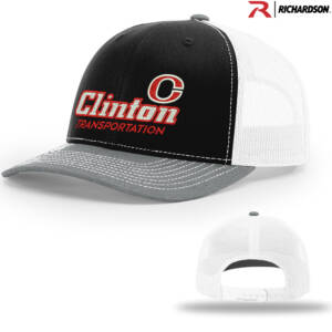 CCSD Transportation Richardson Pro Crown Mesh Back Adjustable back cap – BlackWhiteHeatherGrey