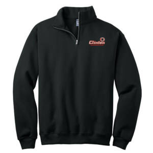 CCSD Transportation JERZEES Unisex Nublend Cadet Collar Sweatshirt – Black