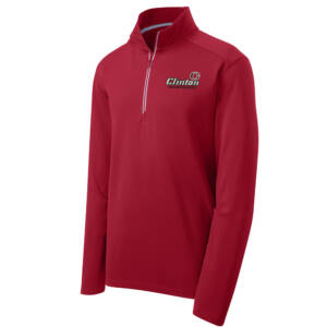 CCSD Transportation Sport Tek Men Sport Wick Textured 1/4 Zip Pullover – DeepRed