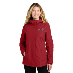 CCSD Transportation Port Authority Women’s C-FREE Rain Jacket-Rich Red