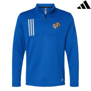 DN AAU Wrestling Adidas 3-Stripes Double Knit 1/4 zip pullover Men-Royal