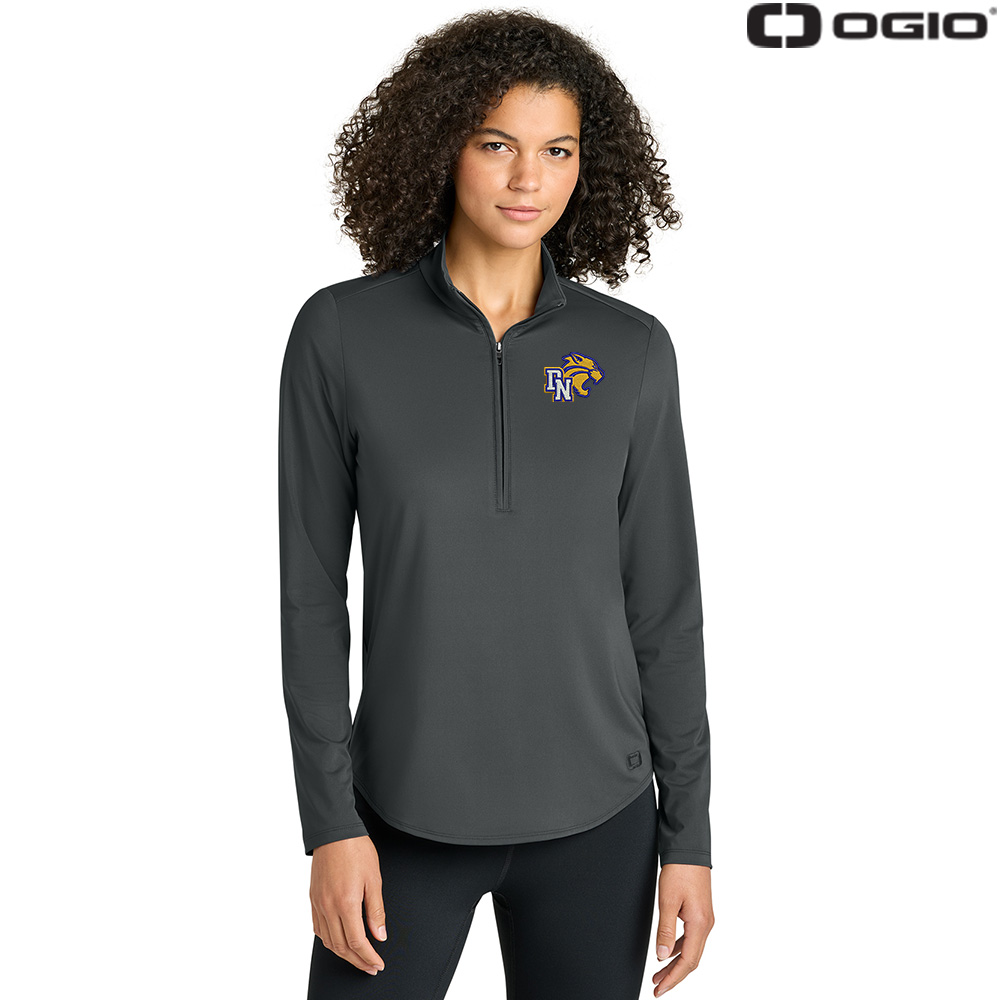 DN AAU Wrestling OGIO Women’s Regain 1/2-Zip-Tarmac Grey