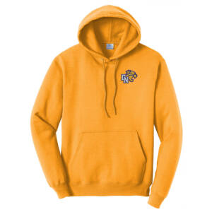 DN AAU Wrestling Unisex Classic Core weight Cozy Pullover Hooded Sweatshirt – Gold