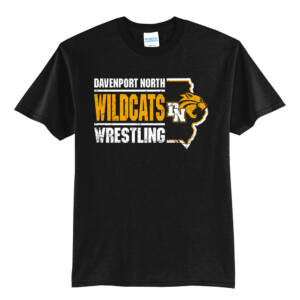 DN AAU Wrestling Unisex Short Sleeve T Shirt -Black