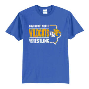 DN AAU Wrestling Unisex Short Sleeve T Shirt -Royal