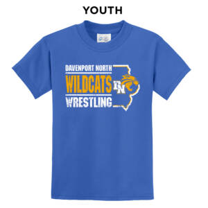 DN AAU Wrestling Youth Short Sleeve T Shirt – Royal