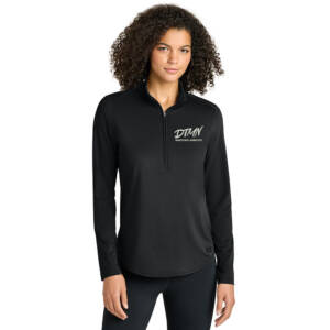 DTMN OGIO Women’s Regain 1/2-Zip-Blacktop