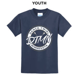 DTMN Youth Short Sleeve T Shirt -Navy
