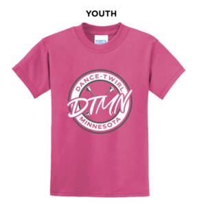 DTMN Youth Short Sleeve Tee-Sangria