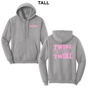 DTMN  TALL Classic Pullover Hooded Sweatshirt -Athletic Heather