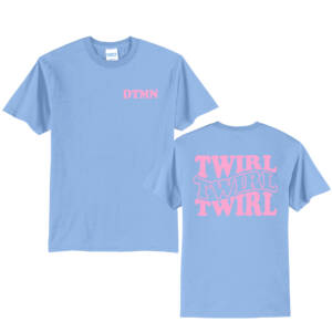 DTMN Unisex Short Sleeve T Shirt – Light Blue