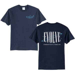 Evolve Unisex Short Sleeve Tee – Navy