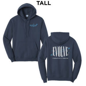 Evolve TALL Classic Pullover Hooded Sweatshirt – Navy