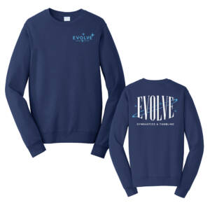 Evolve Unisex Fan Favorite Crewneck Sweatshirt – Navy