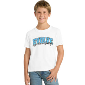 Evolve Youth Short Sleeve Tee- White