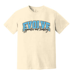 Evolve Comfort Colors Unisex Pigment Dyed Short Sleeve Shirt -Ivory