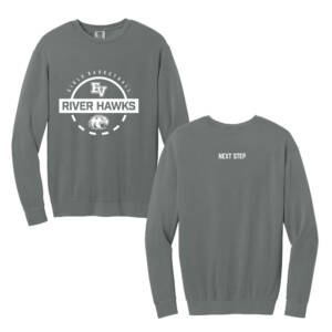 EV Girls Basketball Comfort Colors Unisex Lightweight Crewneck Sweatshirt-Grey