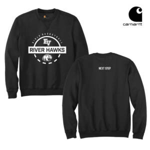 EV Girls Basketball Carhartt Men Midweight Crewneck Sweatshirt-Black