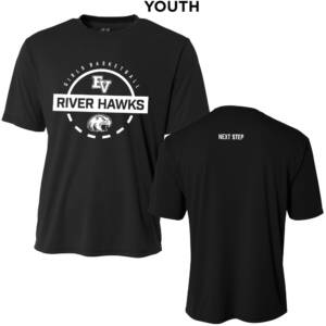 EV Girls Basketball YOUTH Cooling Performance Tshirt-Black
