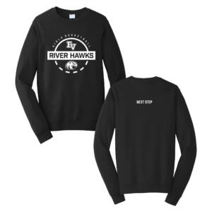EV Girls Basketball Unisex Fan Favorite Crew Sweatshirt-Black