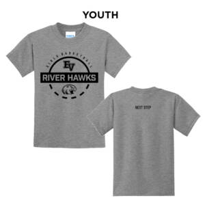 EV Girls Basketball Youth Short Sleeve Tee -Athletic Heather