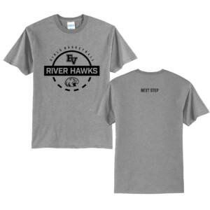 EV Girls Basketball Unisex Short Sleeve Tee-Athletic Heather
