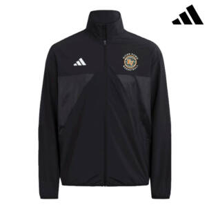 EV Girls Basketball Adidas House of TIRO Woven full zip top-black