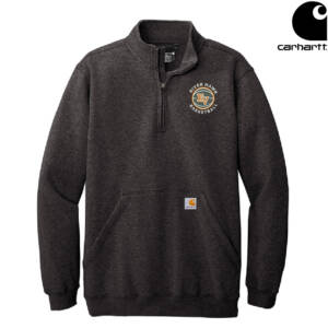 EV Girls Basketball Carhartt Men Midweight 1/4 Zip Mock Neck Sweatshirt – Carbon Heather