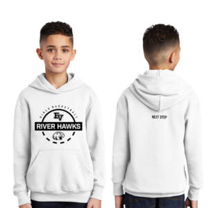 EV Girls Basketball Youth Hooded Sweatshirt -White