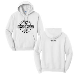 EV Girls Basketball Unisex Fleece Hooded Sweatshirt-White