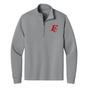 Forest City Staff Port Authority Wearever Signature Double Pique 1/4 Zip – GustyGrey